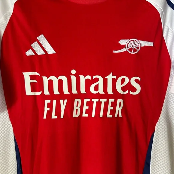 Arsenal Odegaard Soccer Jersey Red - Picture 5 of 6